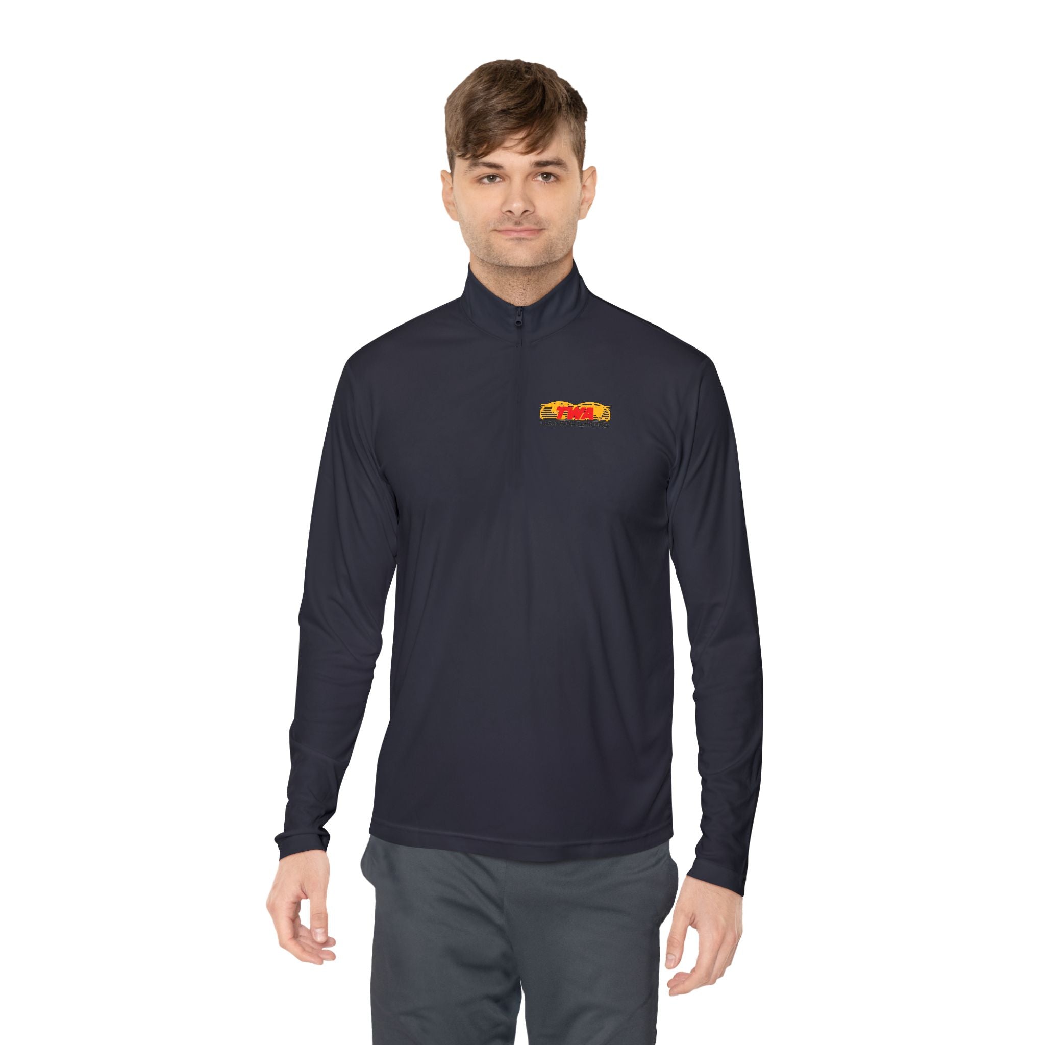 Trans World Airlines (TWA) Unisex Quarter Zip Pullover