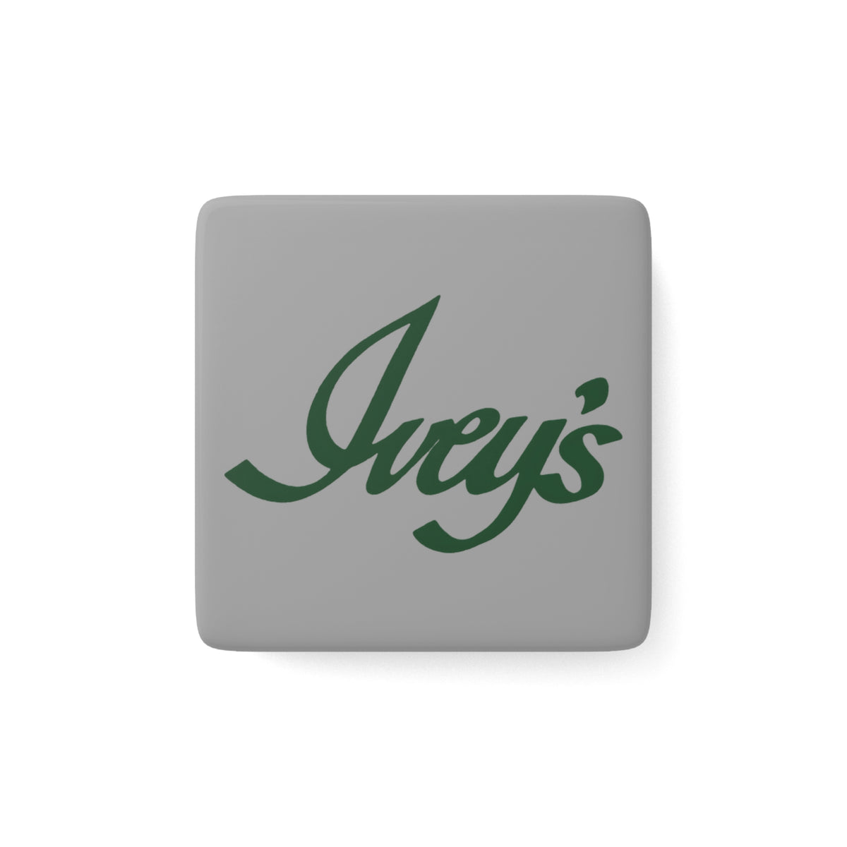 Ivey's Square Porcelain Fridge Magnet