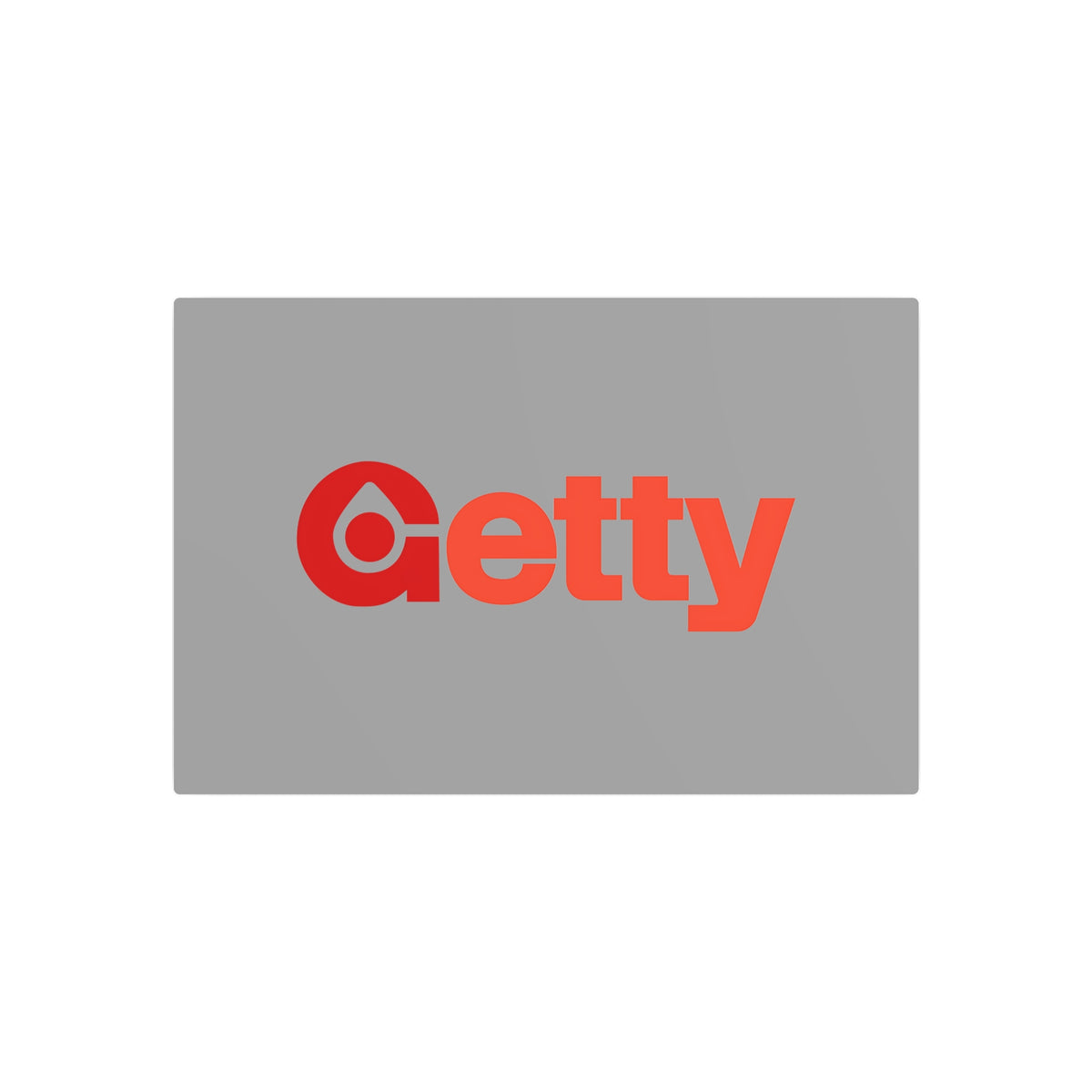 Getty Oil Metal Sign