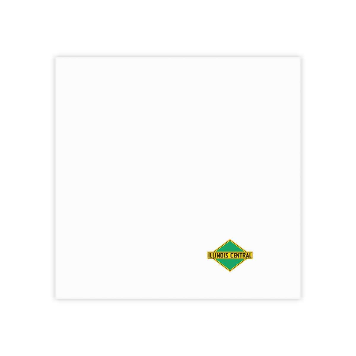 Illinois Central Railroad Sticky Post-it Note Pad