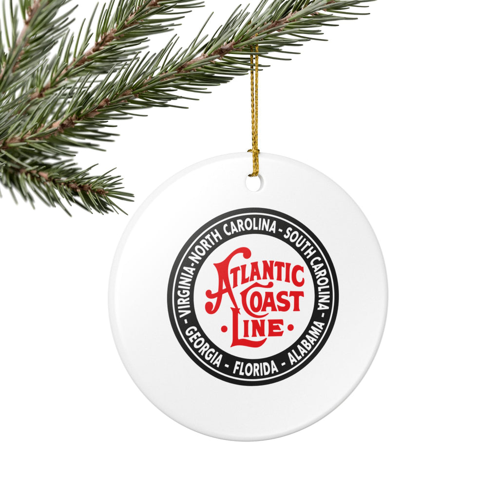 Atlantic Coast Line Railroad Ceramic Ornament