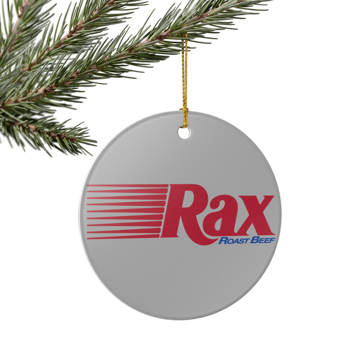Rax Roast Beef Ceramic Ornament