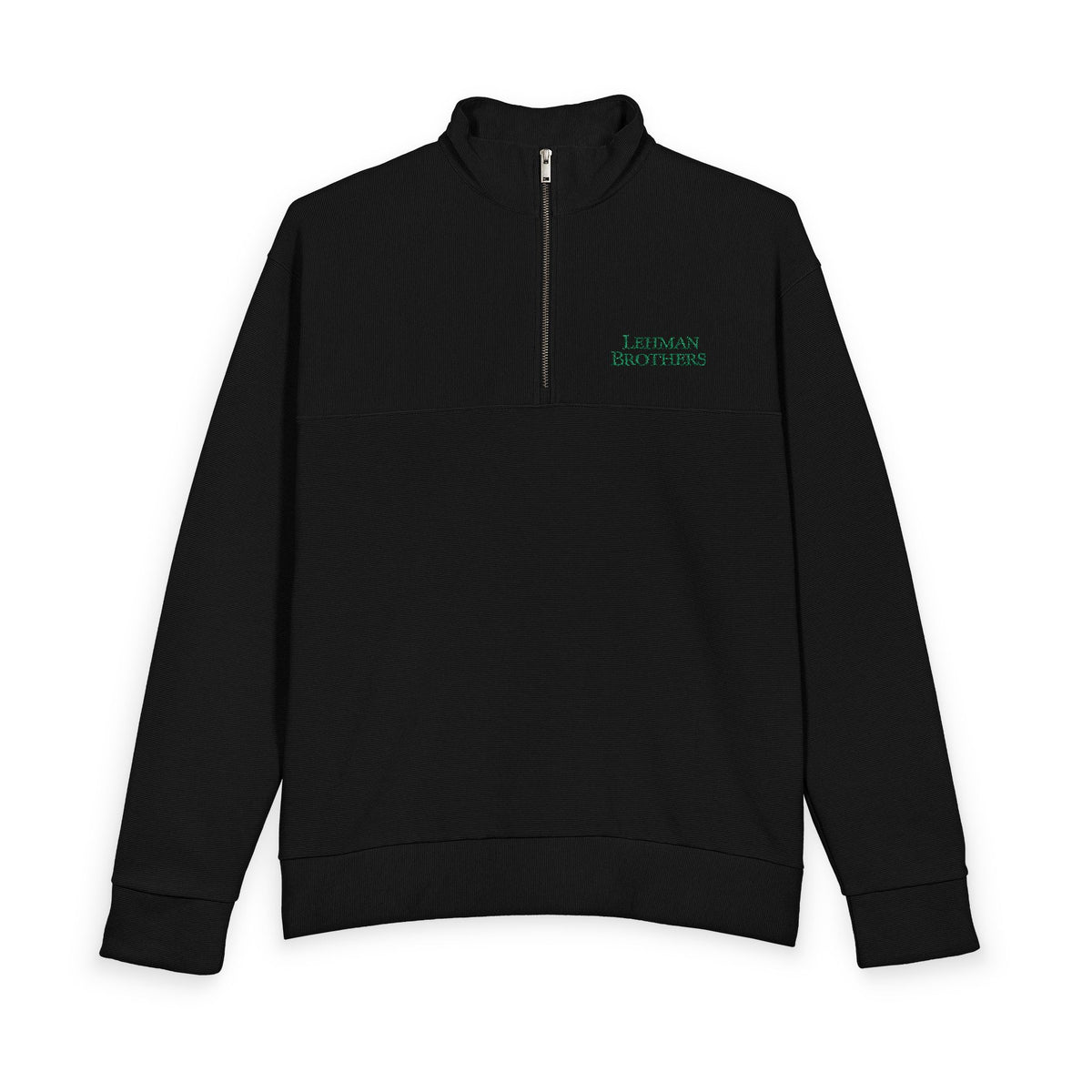 Lehman Brothers Heavy Knit Quarter-Zip Sweatshirt