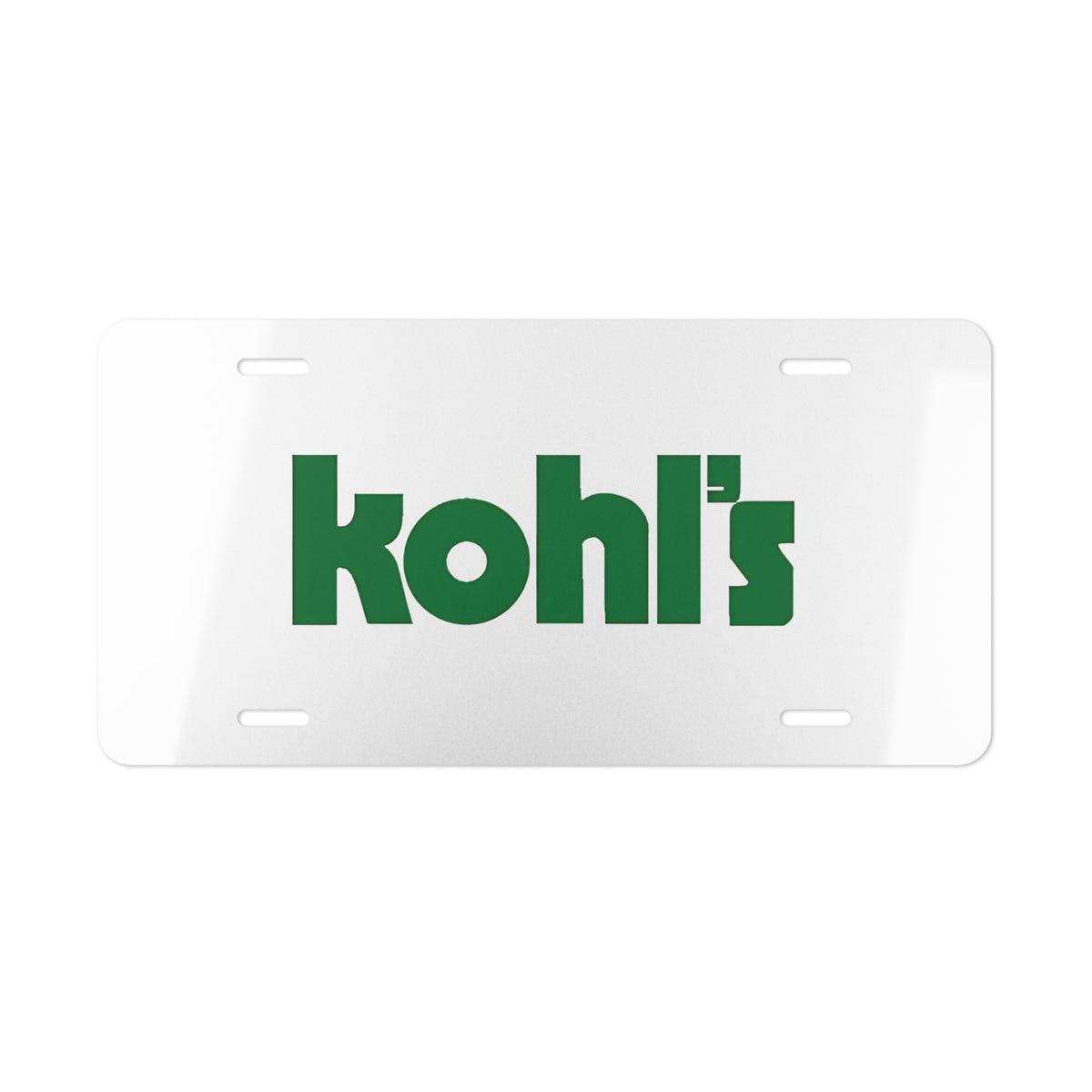 Kohl's Food Stores Vanity License Plate