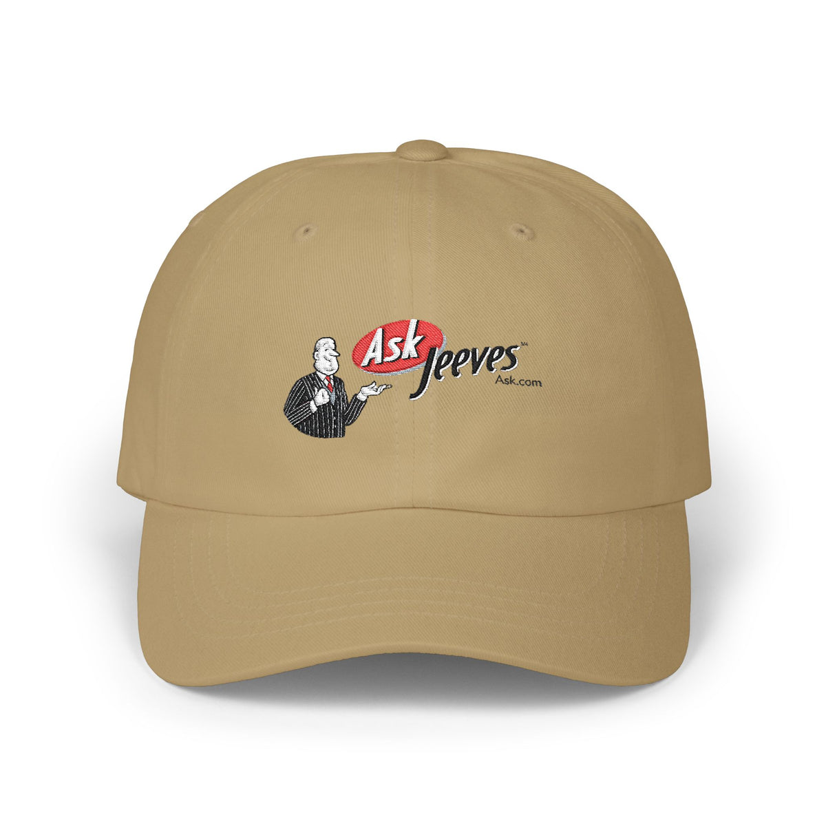 Ask Jeeves Embroidered Dad Cap Hat