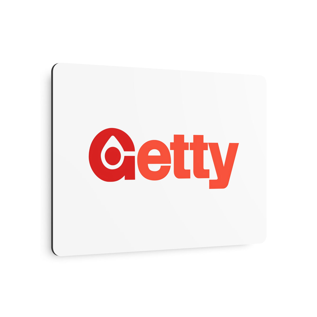 Getty Oil Metal Sign