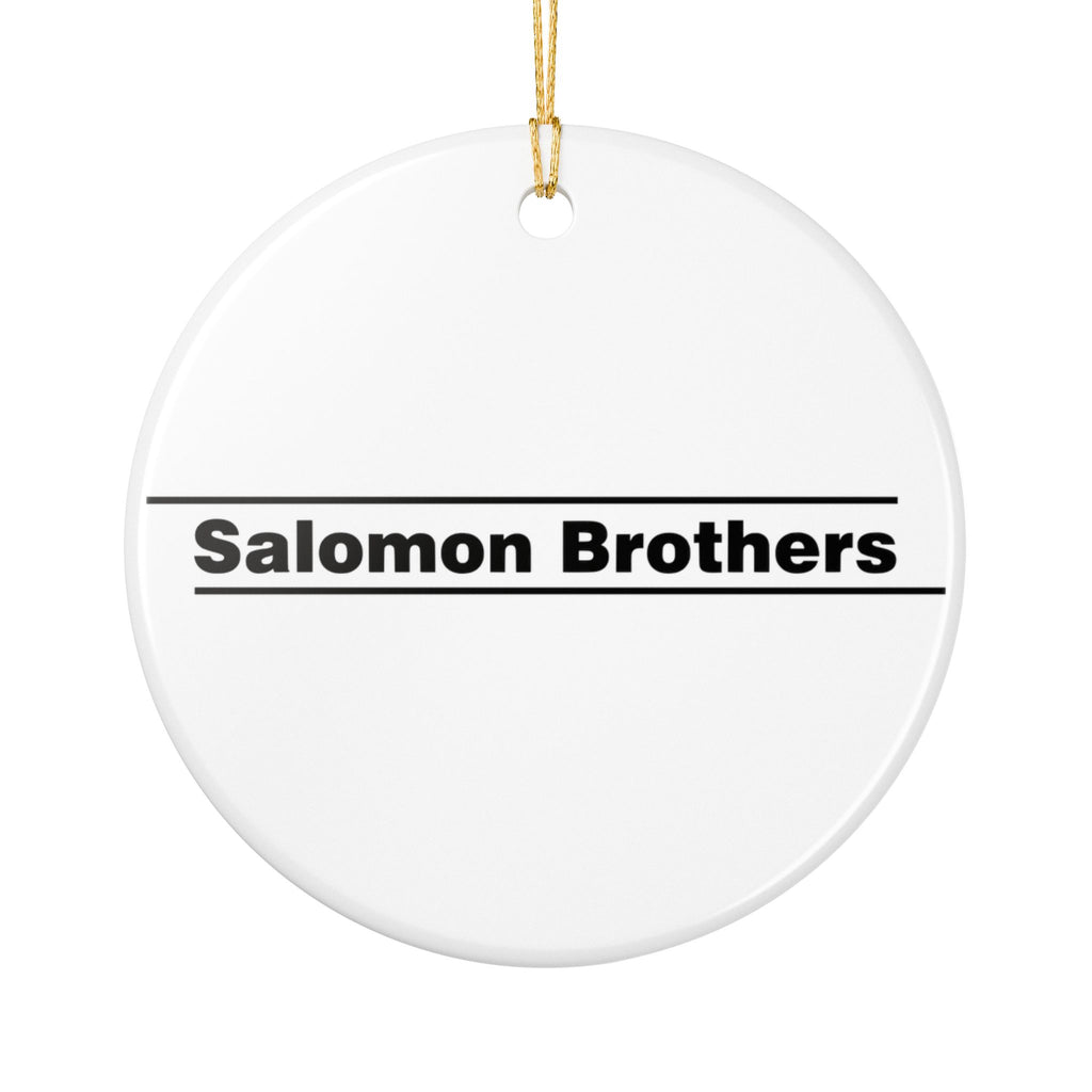 Salomon Brothers Ceramic Ornament