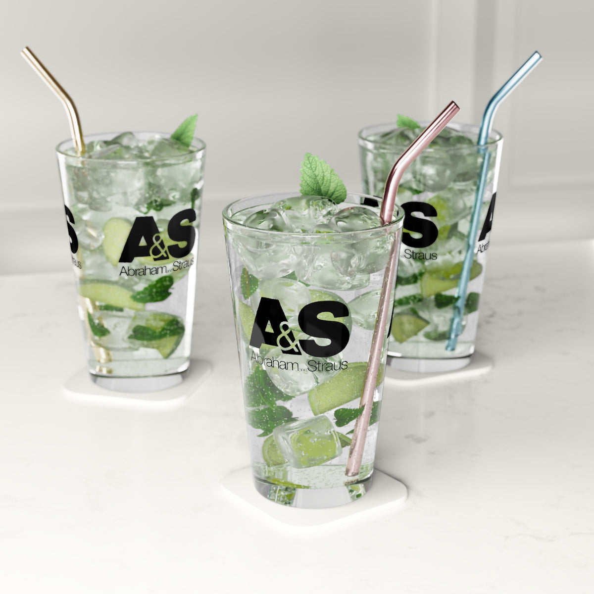 Abraham & Straus 16oz Pint Glass