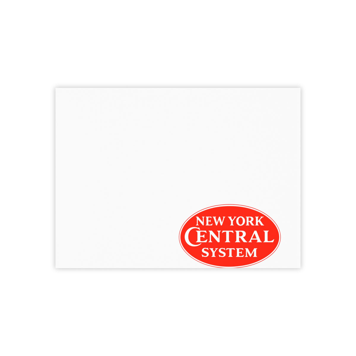 New York Central Railroad Sticky Post-it Note Pad