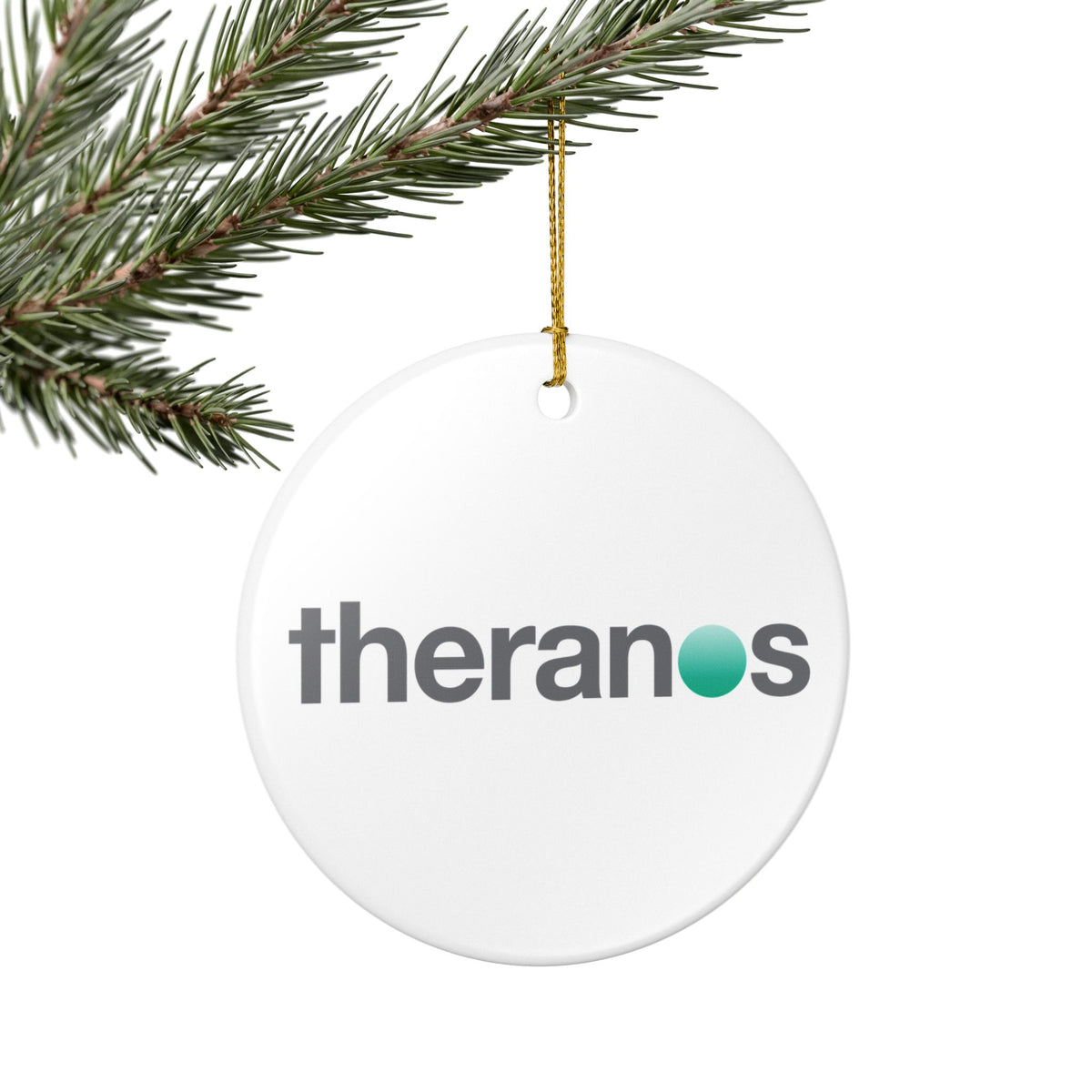 Theranos Ceramic Ornament