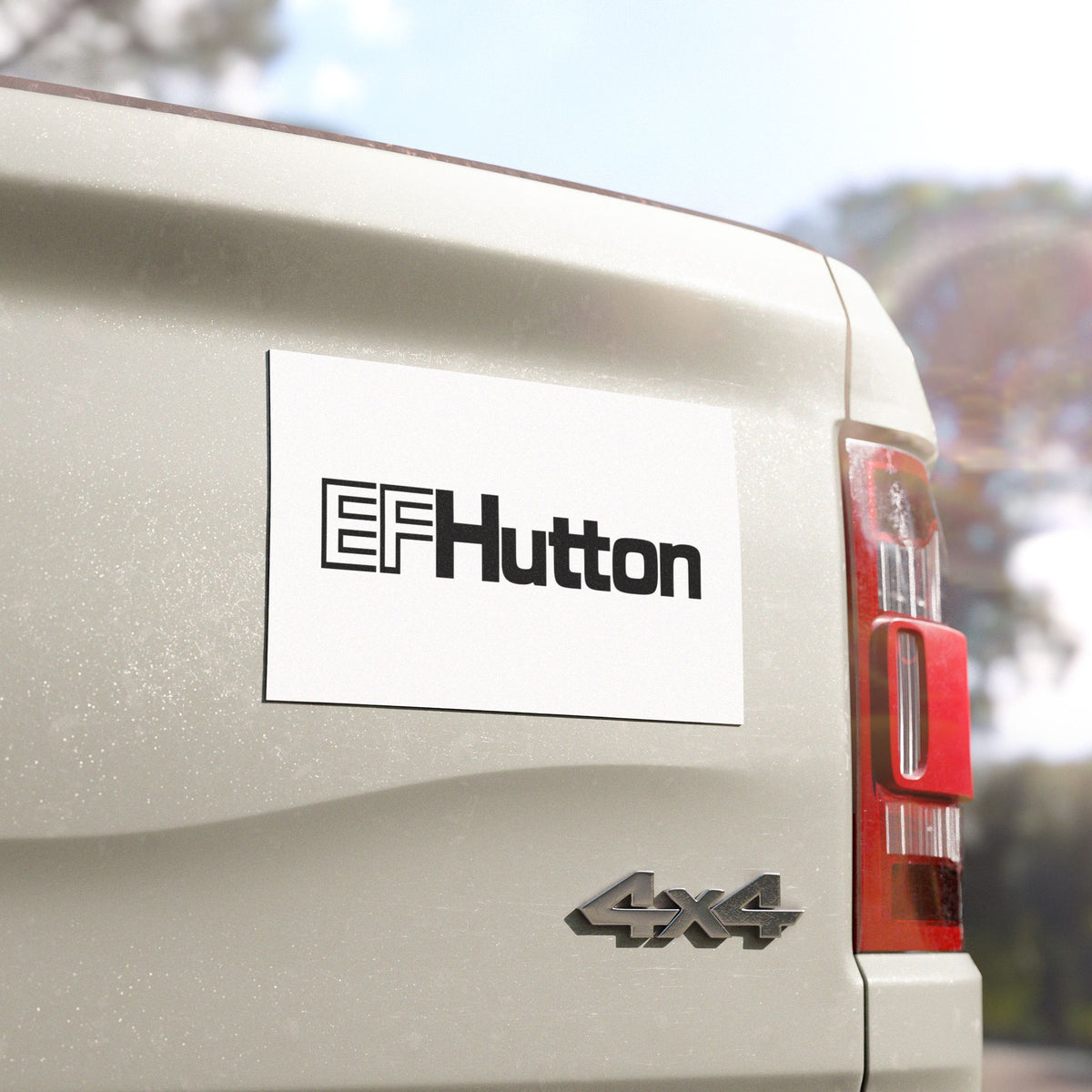 E. F. Hutton Car Magnet
