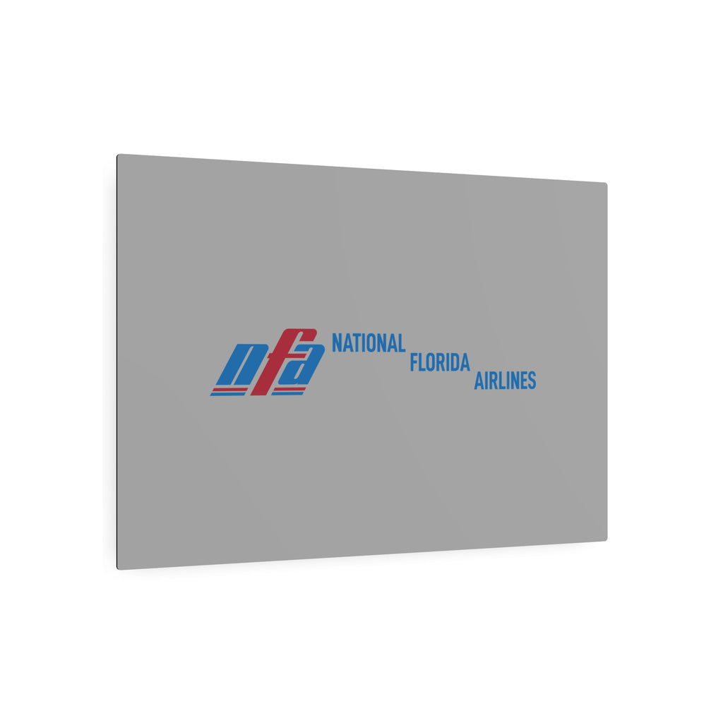 National Florida Airlines Metal Sign