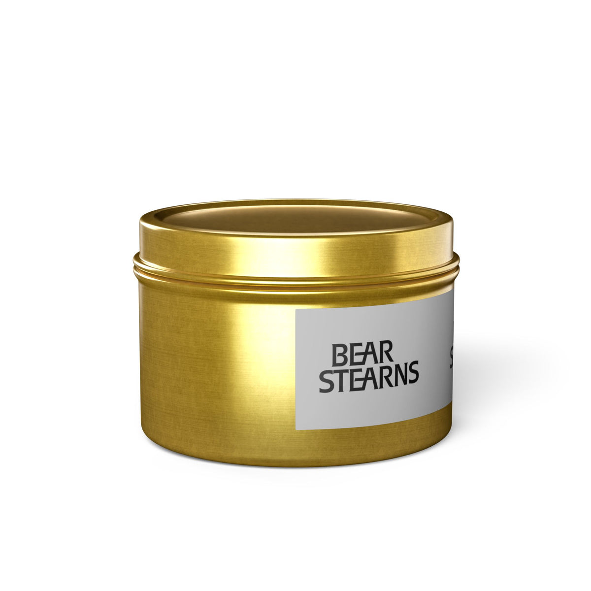 Bear Stearns Tin Candle