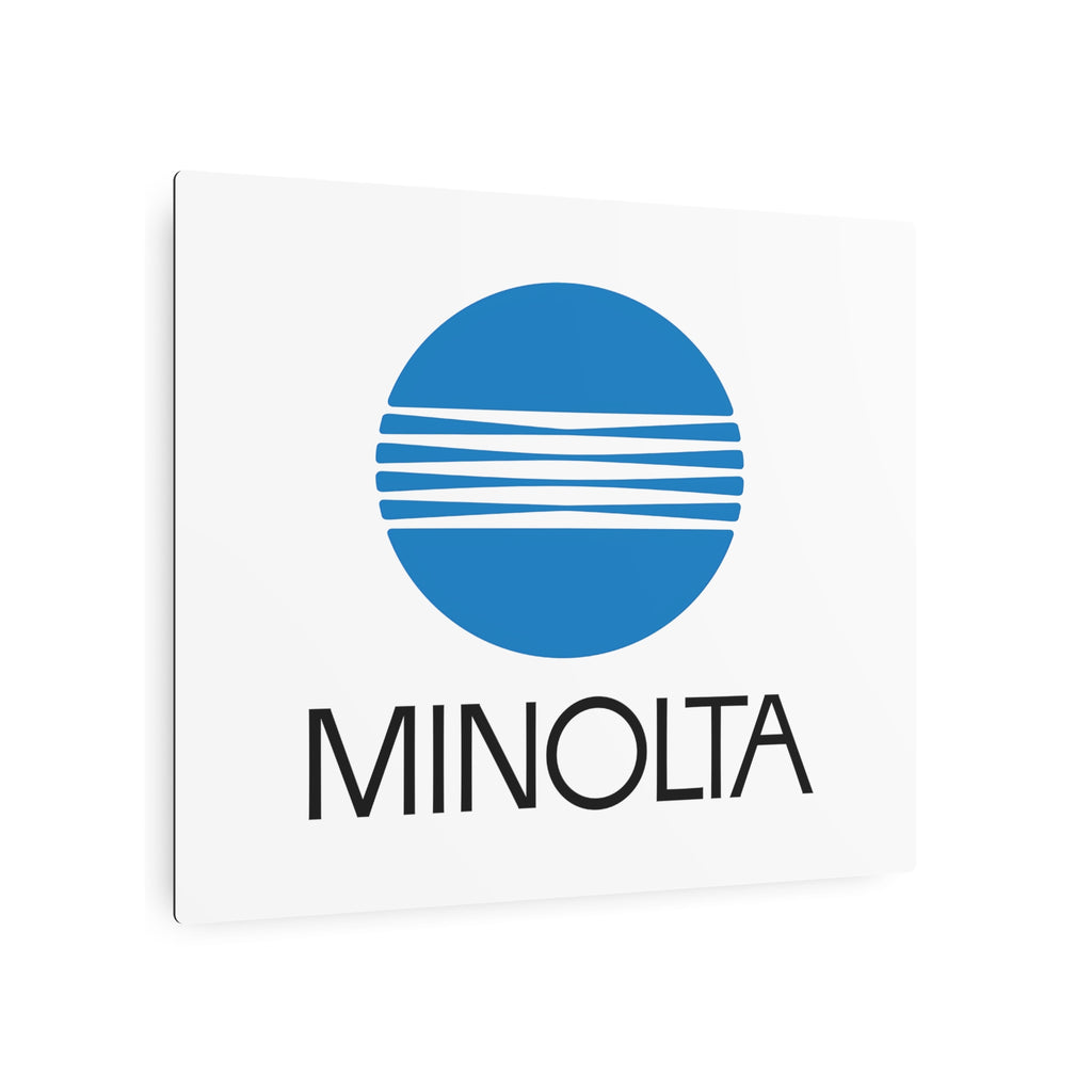 Minolta Metal Sign