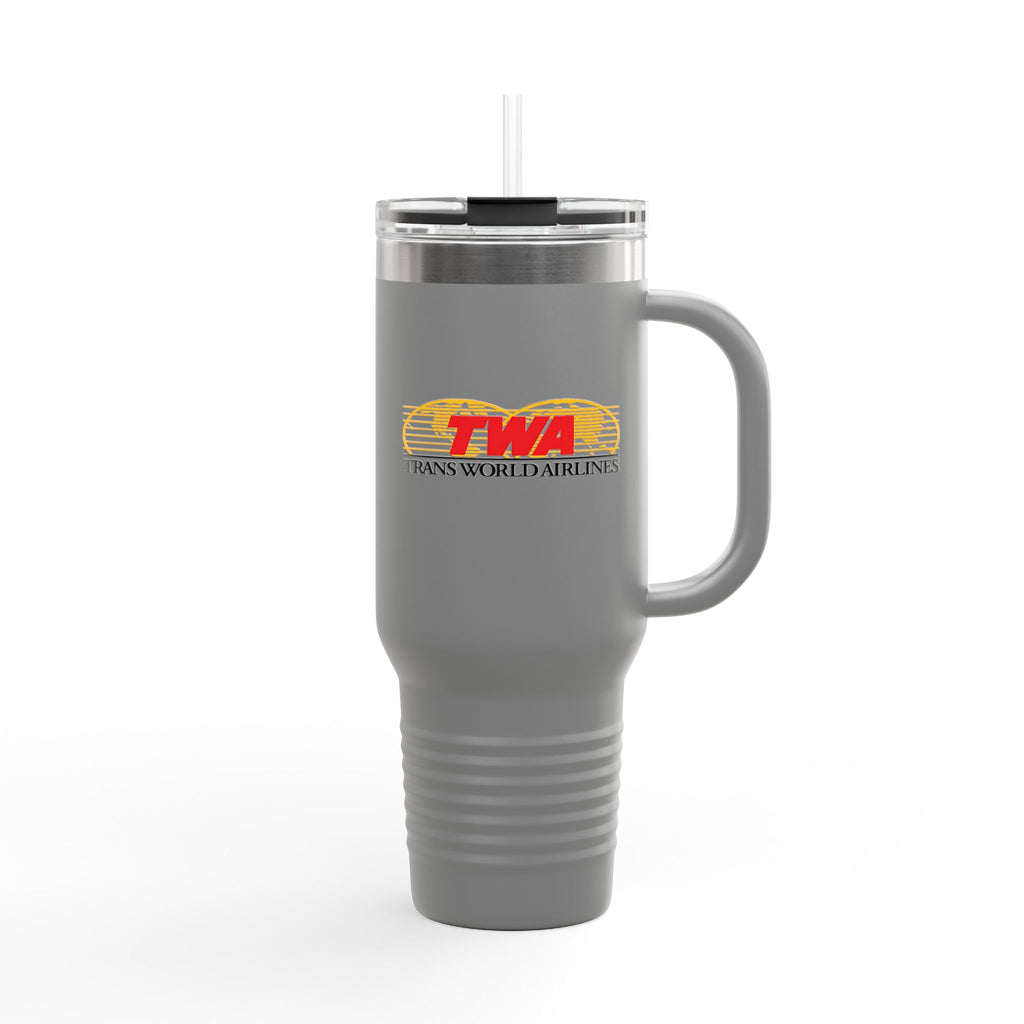 Trans World Airlines (TWA) 40oz Insulated Travel Mug Stainless Tumbler