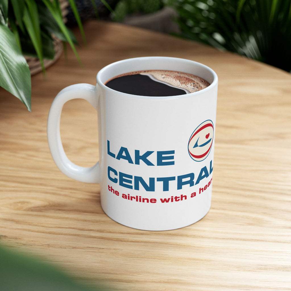 Lake Central Airlines Ceramic Coffee Mug