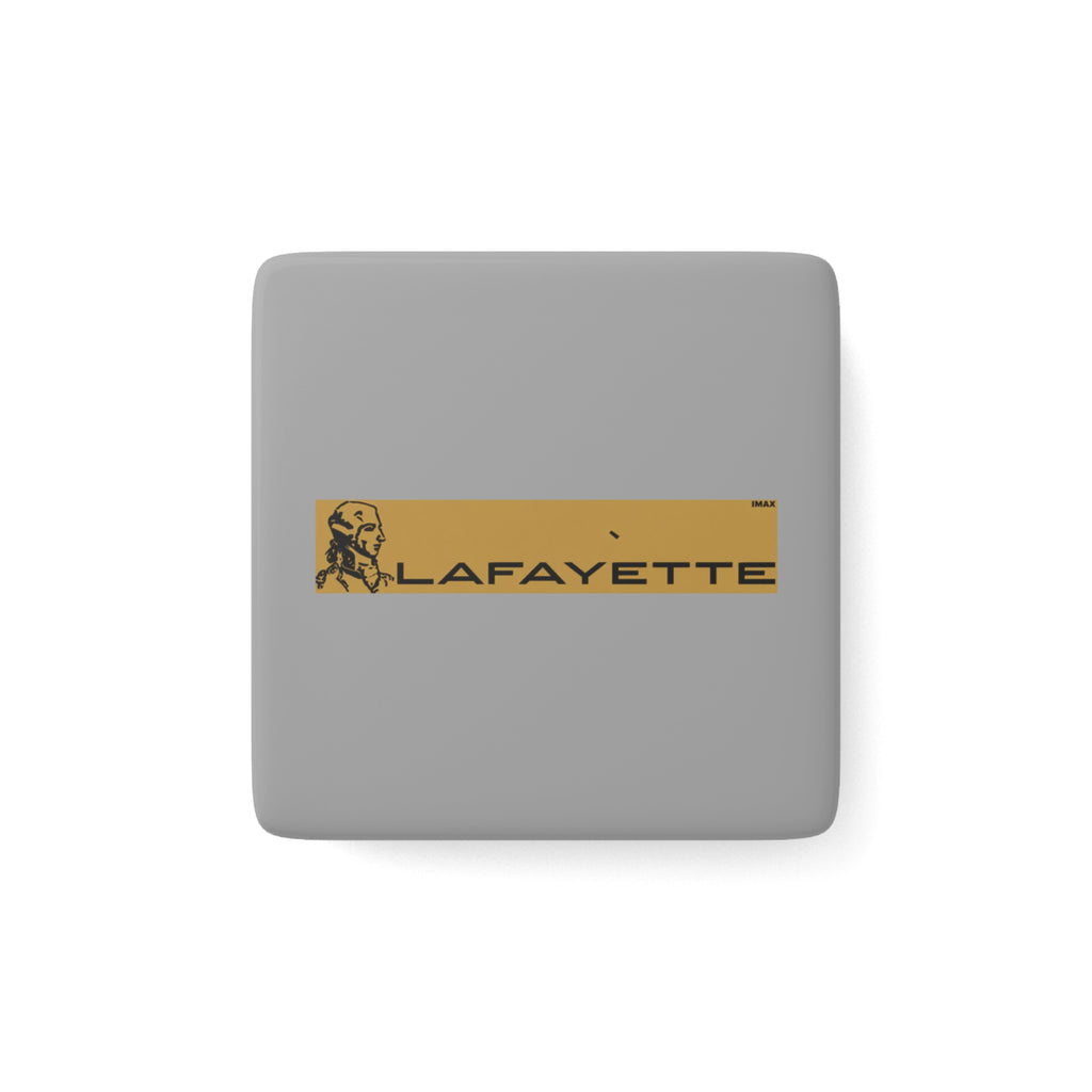 Lafayette Radio Electronics Square Porcelain Fridge Magnet