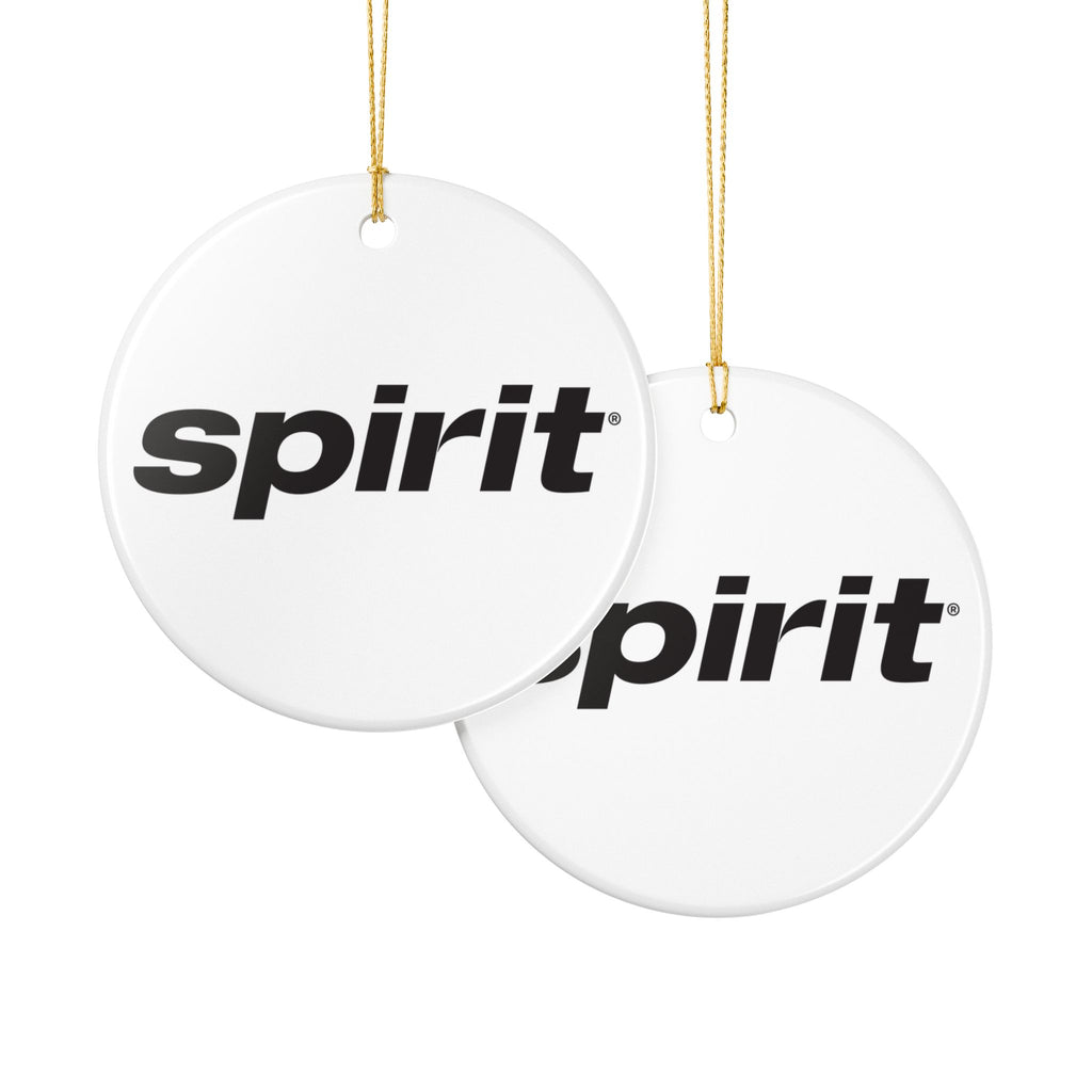 Spirit Airlines Ceramic Ornament