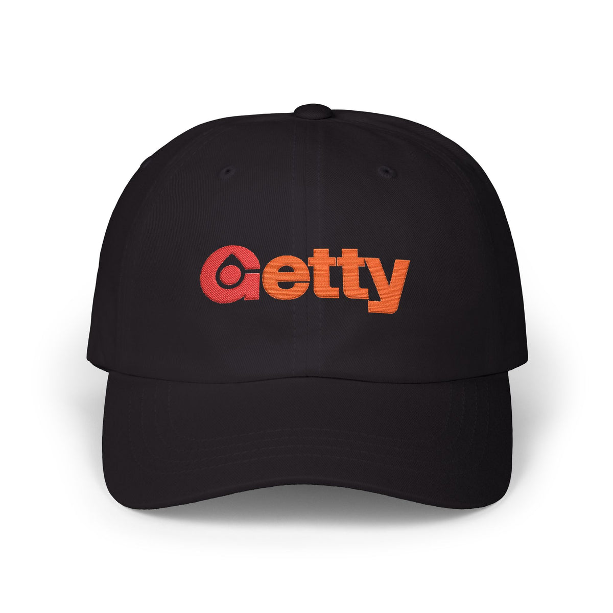 Getty Oil Embroidered Dad Cap Hat