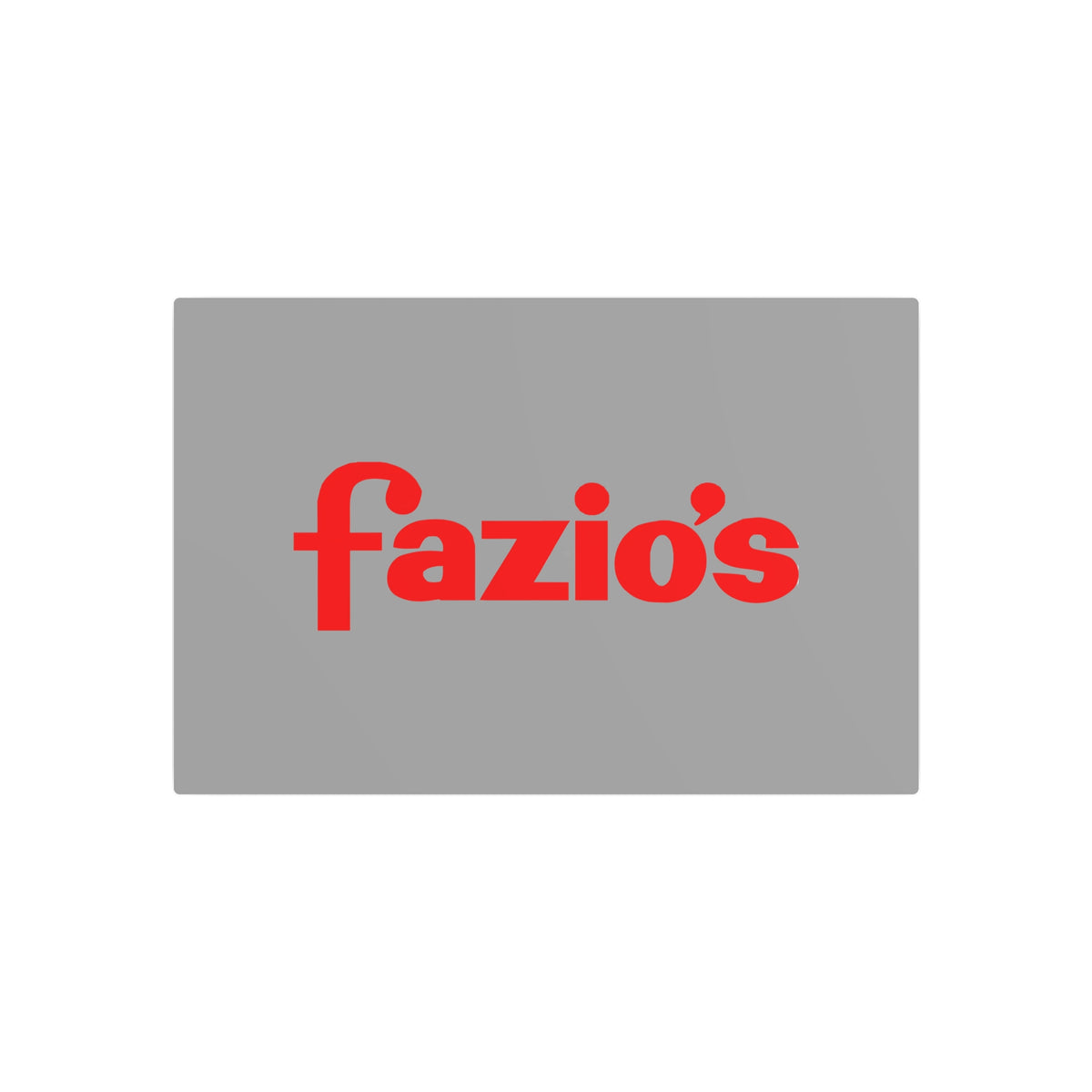 Fazio's (Fisher Foods) Metal Sign