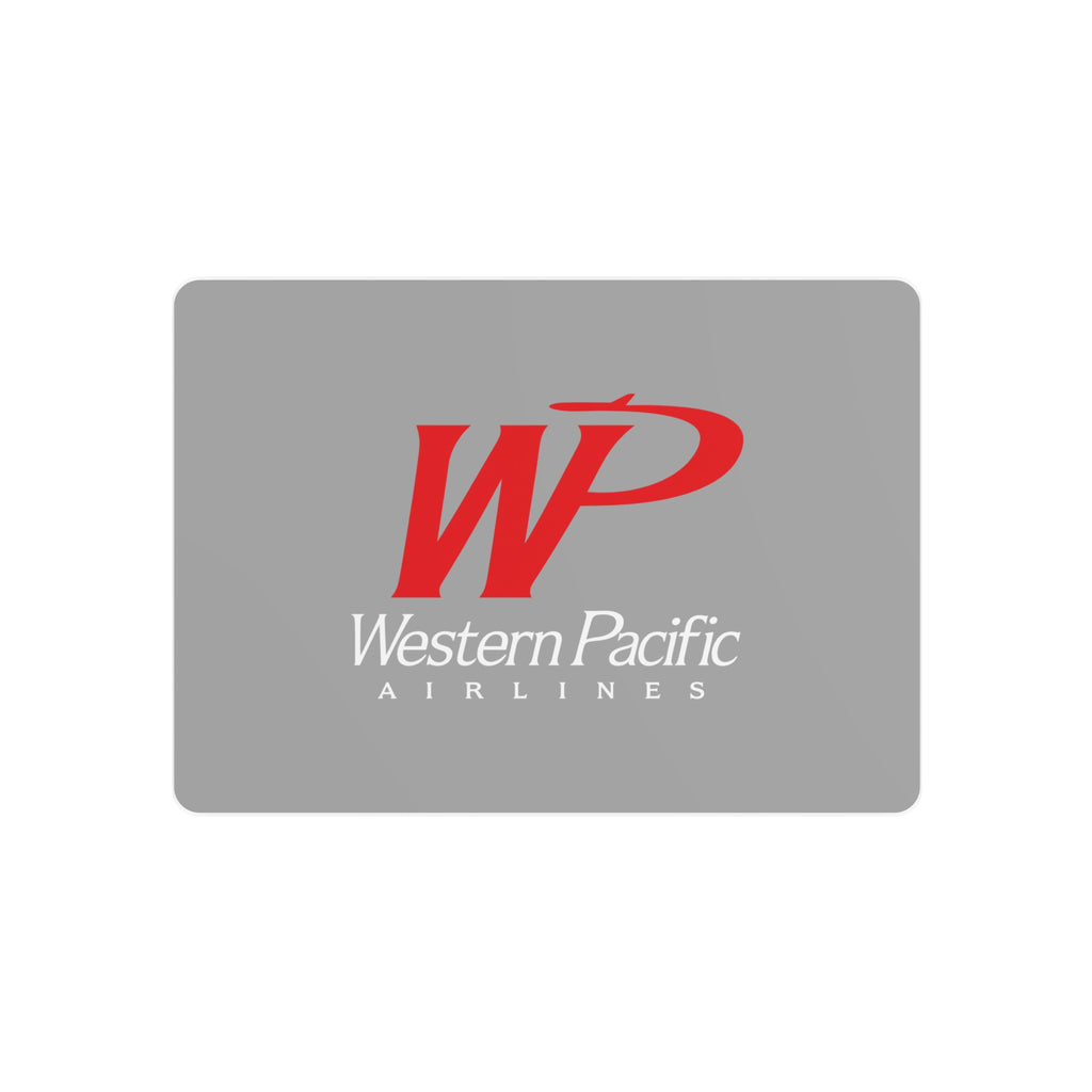 Western Pacific Airlines Metal Sign