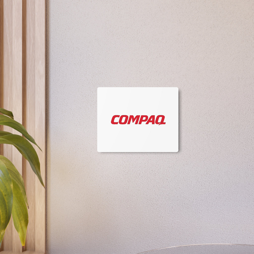 Compaq Metal Sign