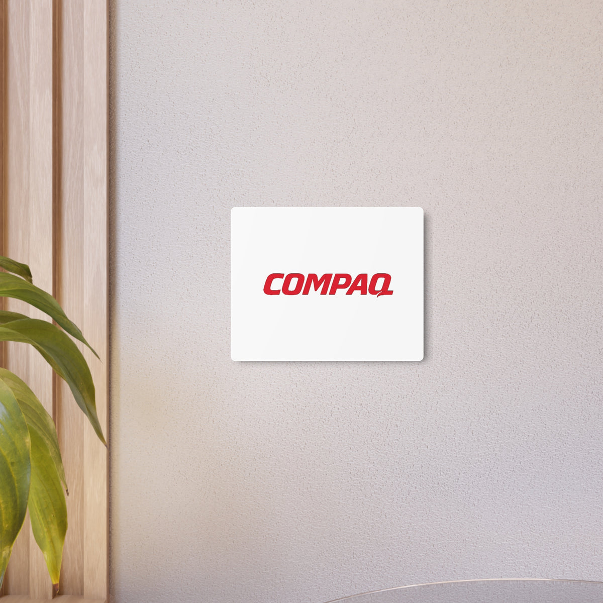 Compaq Metal Sign