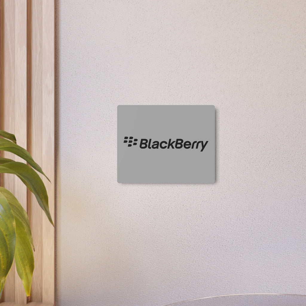 BlackBerry Metal Sign