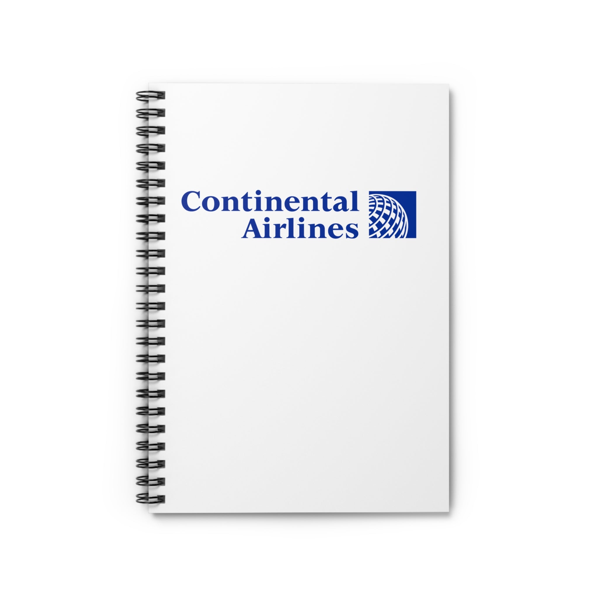 Continental Airlines Spiral Notebook