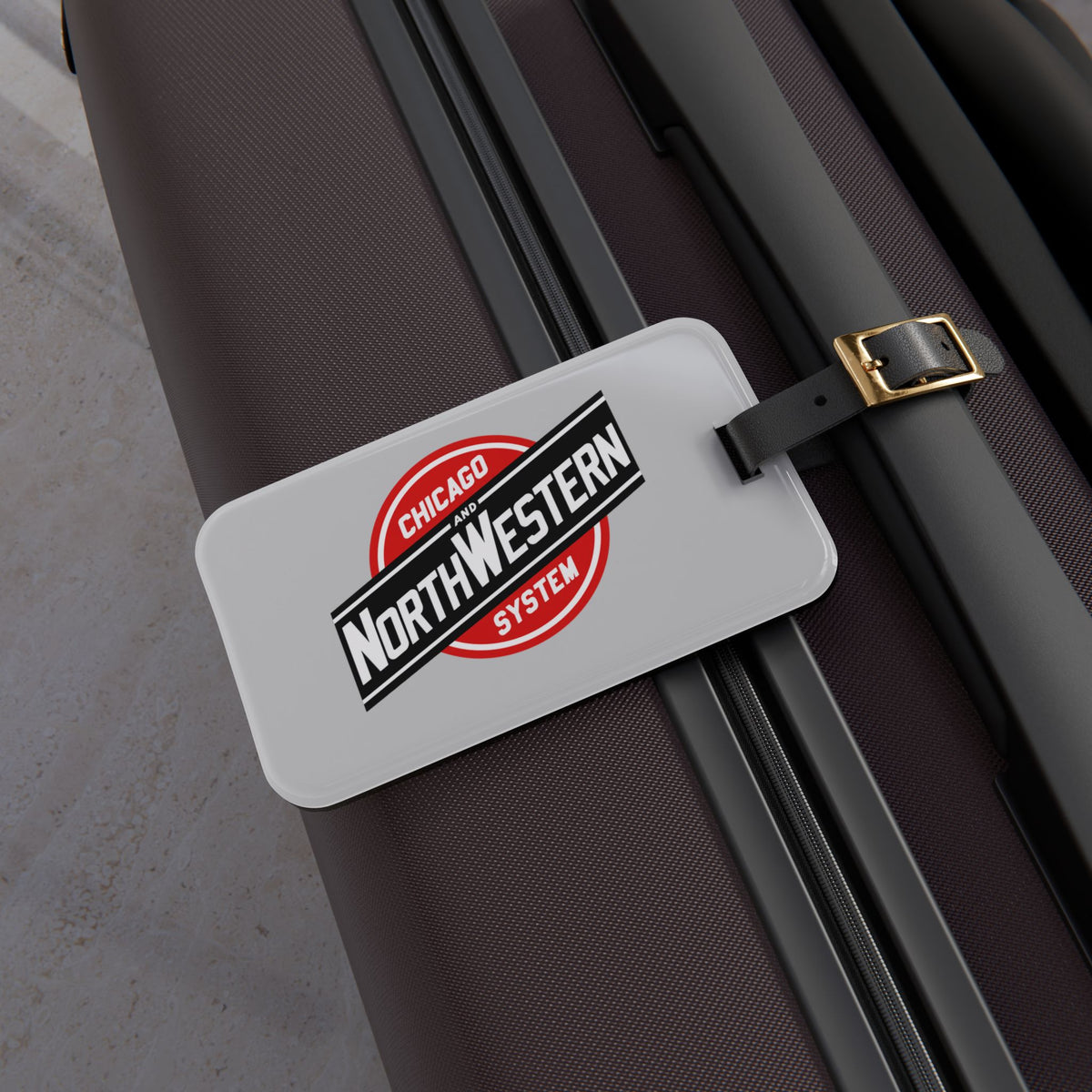 Chicago and North Western Railway Luggage Tag
