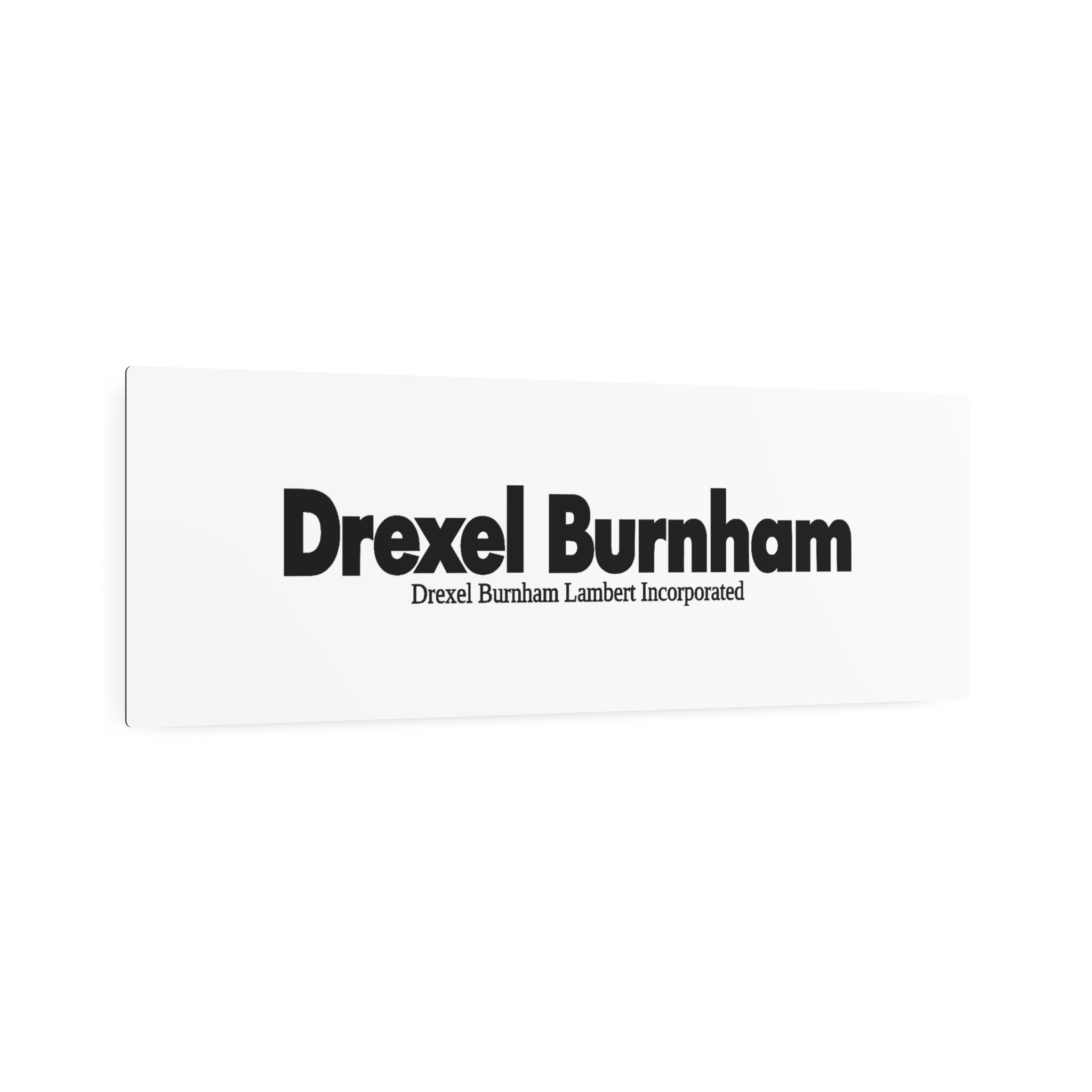 Drexel Burnham Lambert Metal Sign