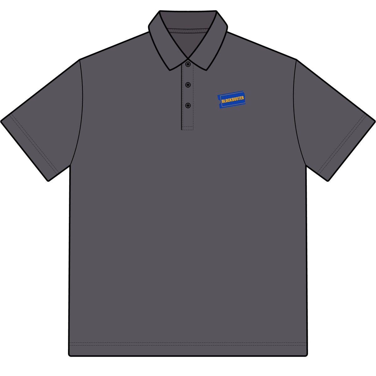 Blockbuster Video Cotton Polo Shirt