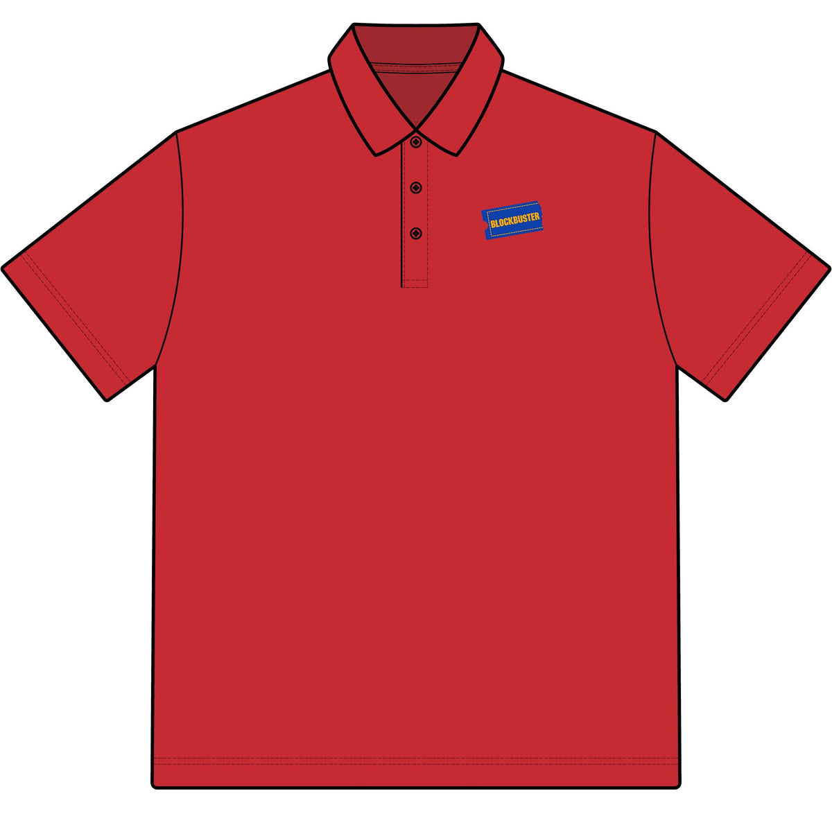Blockbuster Video Cotton Polo Shirt