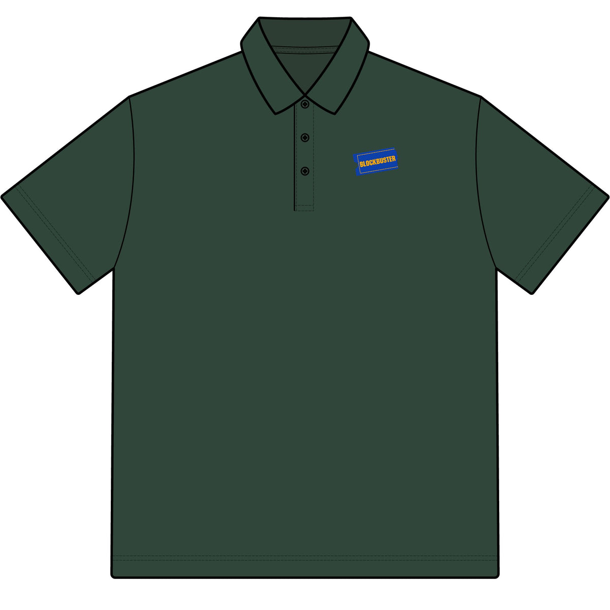 Blockbuster Video Cotton Polo Shirt
