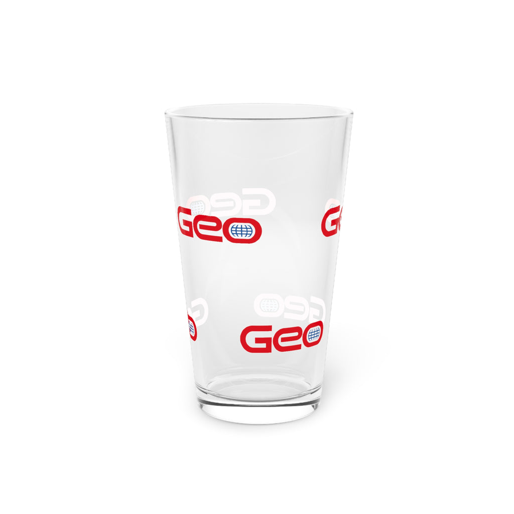 Geo 16oz Pint Glass