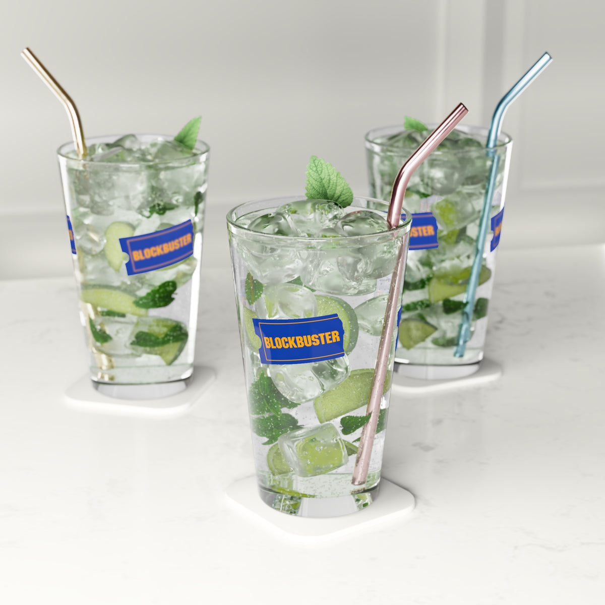 Blockbuster 16oz Pint Glass