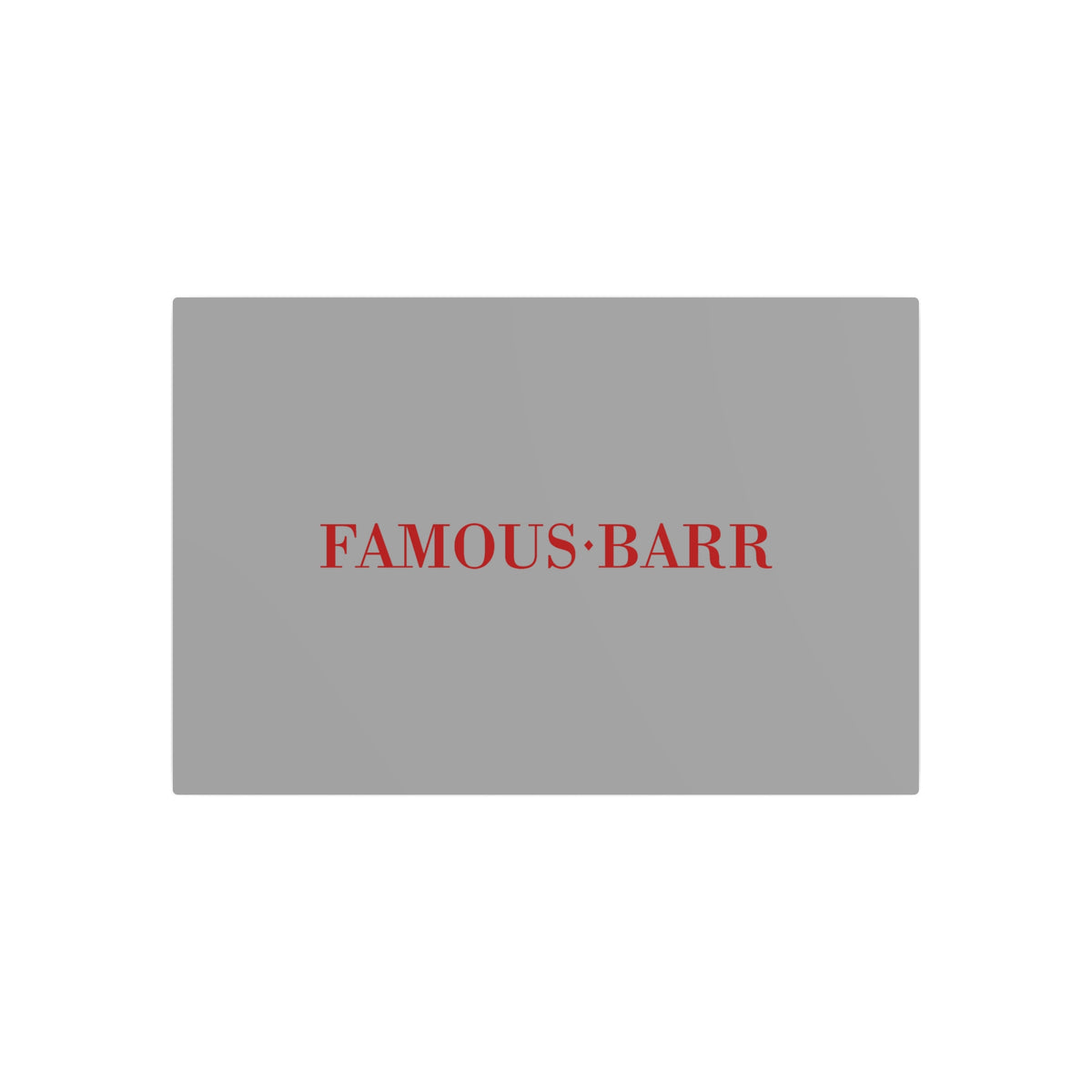 Famous-Barr Metal Sign