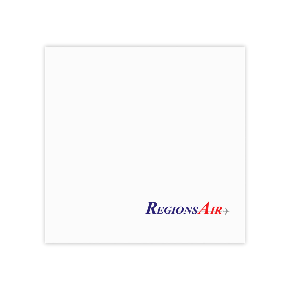 RegionsAir Sticky Post-it Note Pad