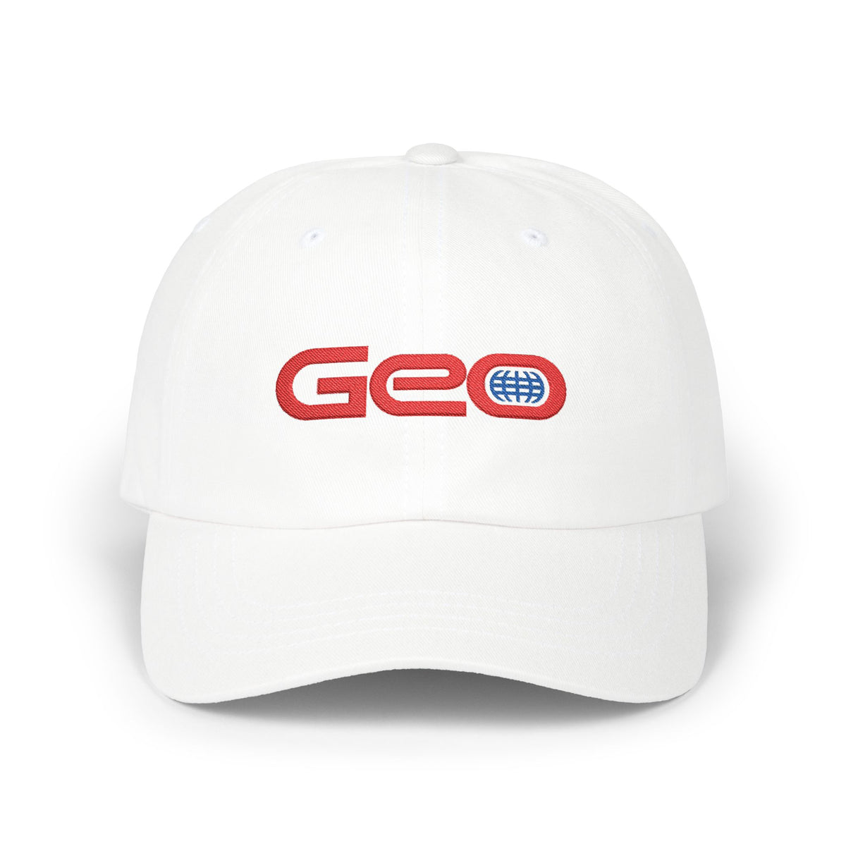 Geo Embroidered Dad Cap Hat