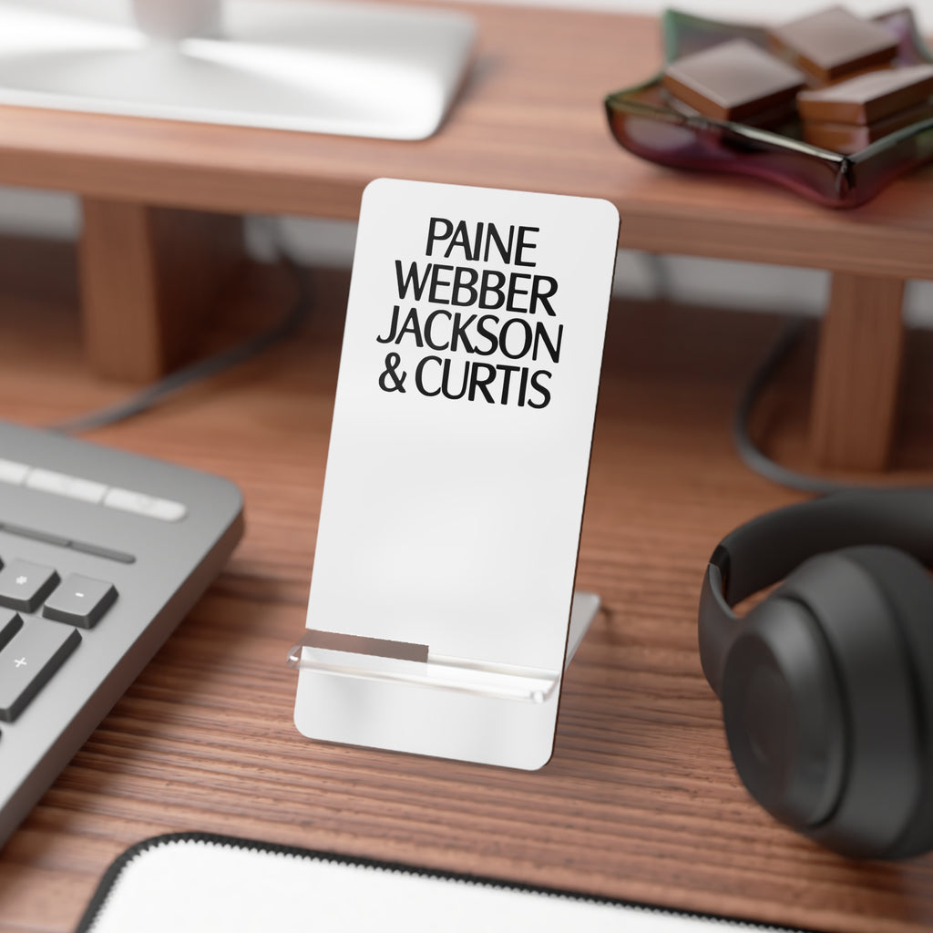 Paine Webber Jackson & Curtis Foldable Mobile Phone Display Stand