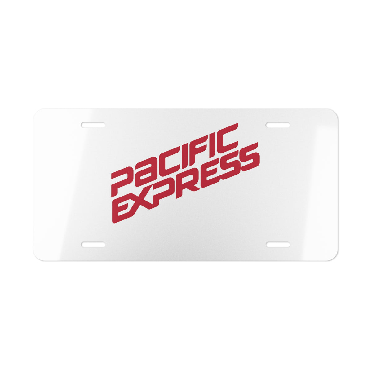 Pacific Express Vanity License Plate