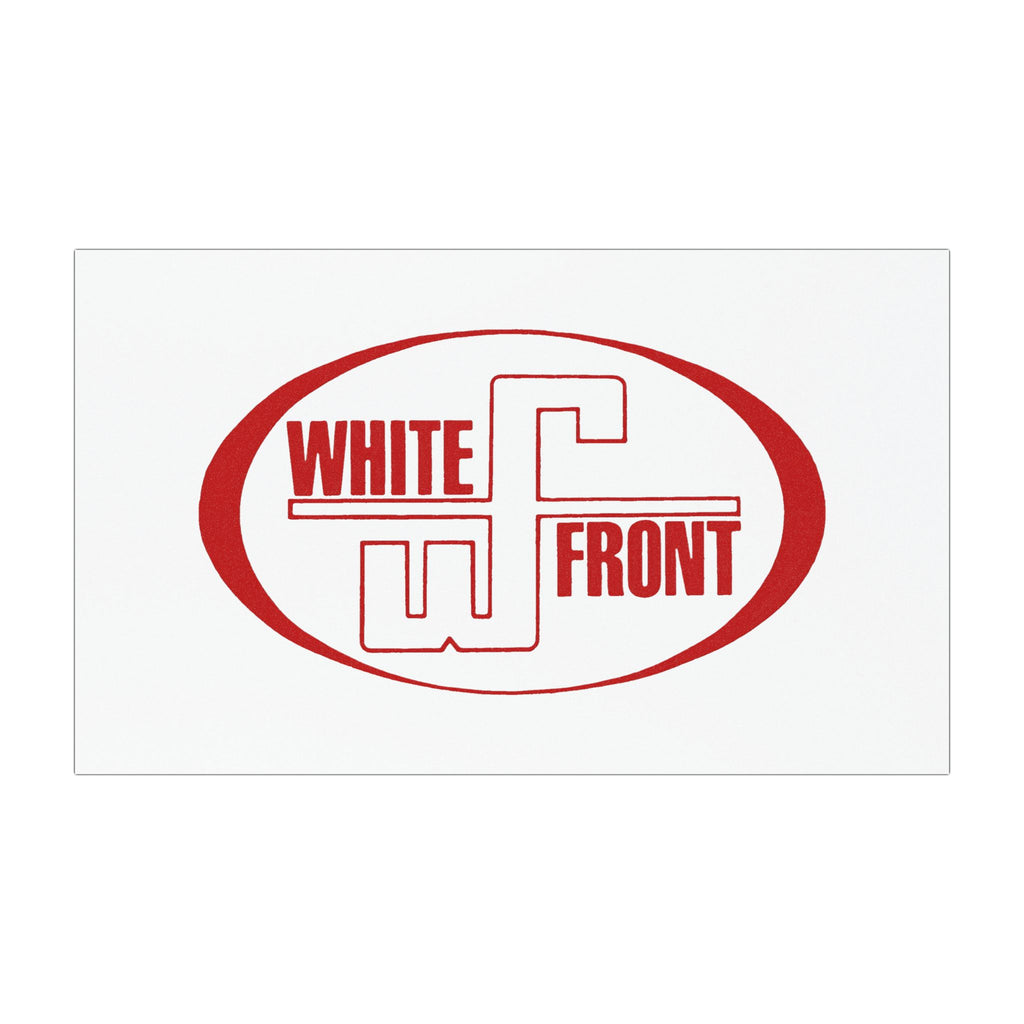 White Front Car Magnet