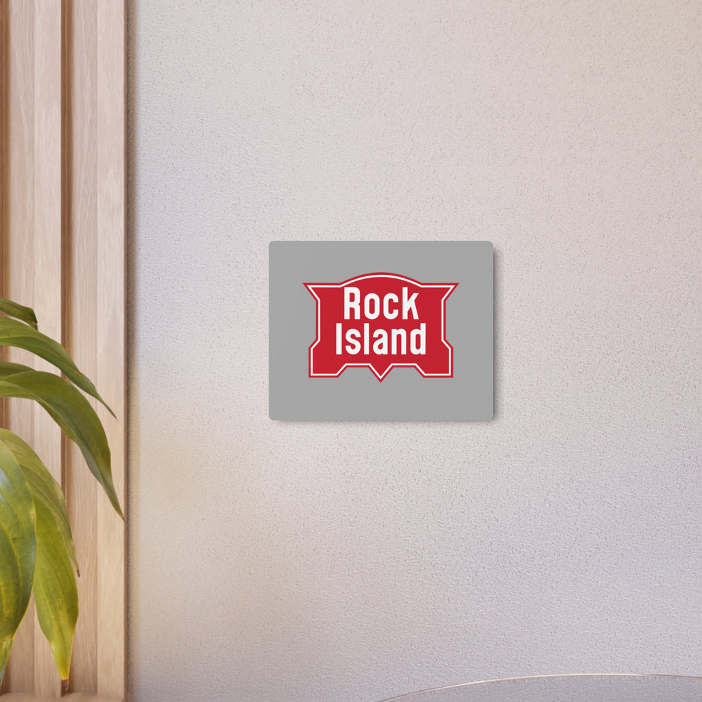 Chicago, Rock Island and Pacific Railroad Metal Sign