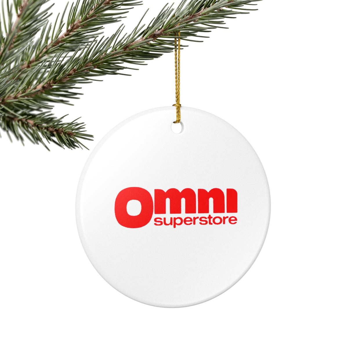 Omni Superstore Ceramic Ornament