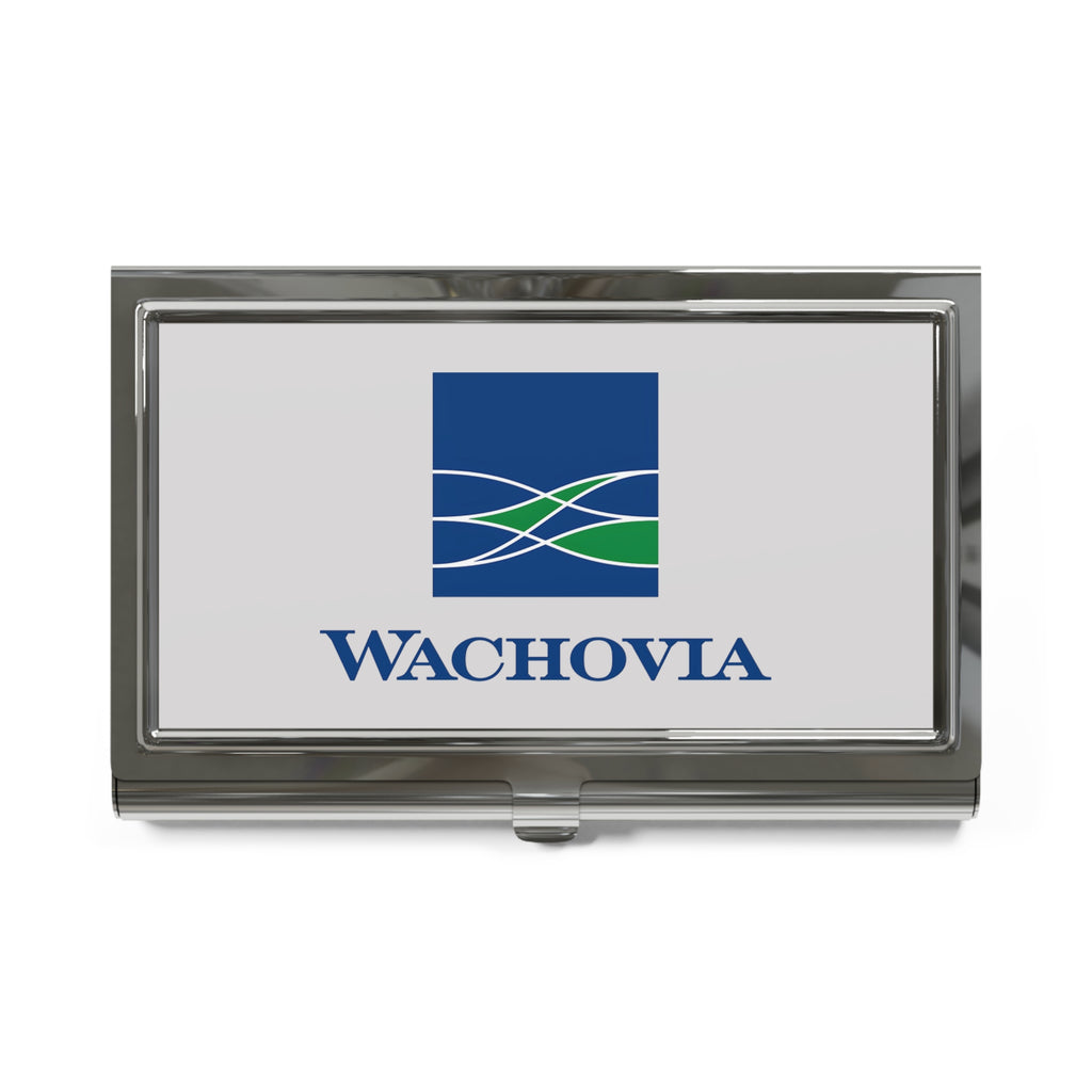 Wachovia Metal Business Card Holder