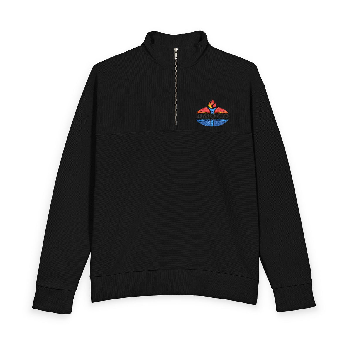 Amoco Heavy Knit Quarter-Zip Sweatshirt