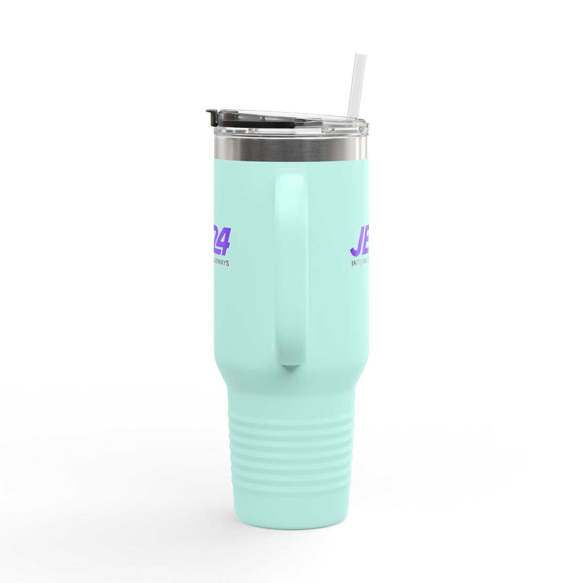 Jet 24 International Airways 40oz Insulated Travel Mug Stainless Tumbler