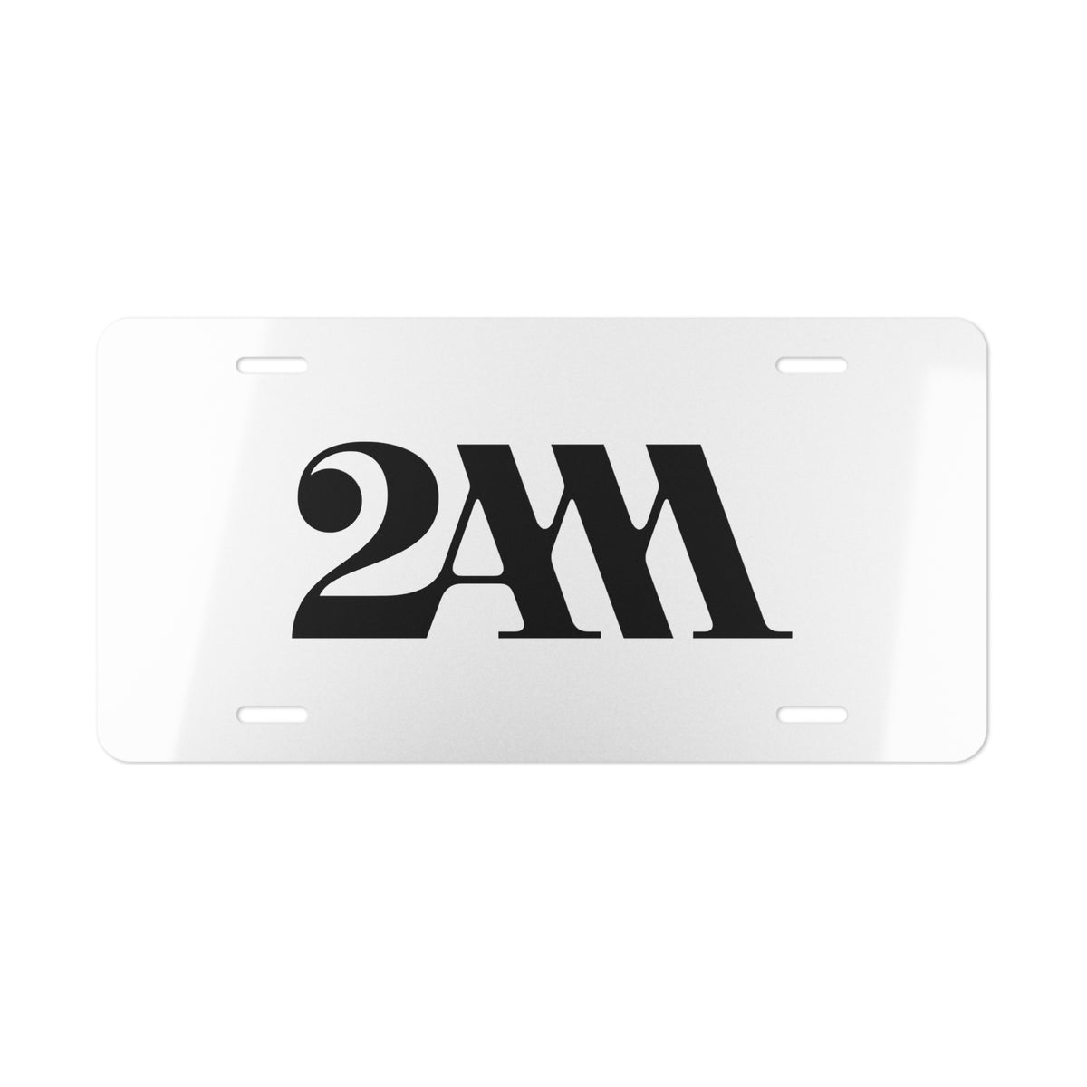 2AM Vanity License Plate