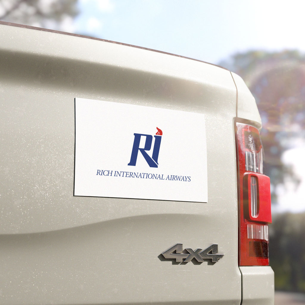 Rich International Airways Car Magnet