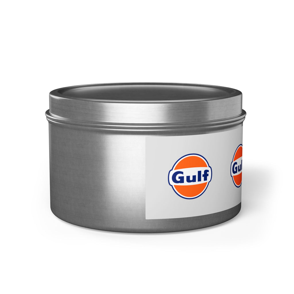Gulf Oil Tin Candle